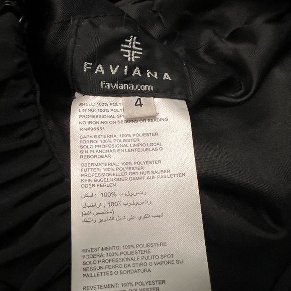 Beautiful black dress for special occasion. - Picture 6 of 8